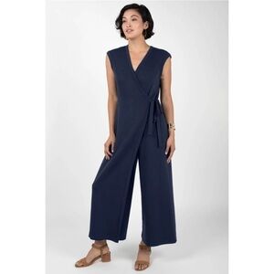 INDIGENOUS 100% Organic Pima Cotton Wrap Jumpsuit